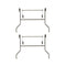 Chivari Grey Replacement Legs for 72" Round Plywood Table 1 Set with 2 Legs PARTS-TPLY-RD72-LEG-AX