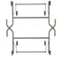 Chivari Grey Replacement Legs for 72" Round Plywood Table 1 Set with 2 Legs PARTS-TPLY-RD72-LEG-AX