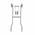 Chivari Grey Replacement Legs for 72" x 18" & 96" x 18" Seminar Rectangle Plywood Table 1 Set with 2 Legs PARTS-TPLY-RT7218-LEG-AX