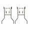 Chivari Grey Replacement Legs for 72" x 30" & 96" x 30" Banquet Rectangle Plywood Table 1 Set with 2 Legs PARTS-TPLY-RT7230-LEG-AX