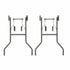 Chivari Grey Replacement Legs for 72" x 30" & 96" x 30" Banquet Rectangle Plywood Table 1 Set with 2 Legs PARTS-TPLY-RT7230-LEG-AX
