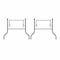 Chivari Grey Replacement Legs for 96" x 36" Banquet Rectangle Plywood Table 1 Set with 2 Legs PARTS-TPLY-RT9636-LEG-AX