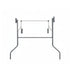 Chivari Grey Replacement Legs for 96" x 48" Banquet Rectangle Plywood Table 1 Set with 2 Legs PARTS-TPLY-RT9648-LEG-AX