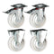Chivari A Pair of Fixed and Swivel Wheels 5" for Fixed Carts 102 / 105 / 109 / 113 PARTS-WHEEL-FCCART5-KT