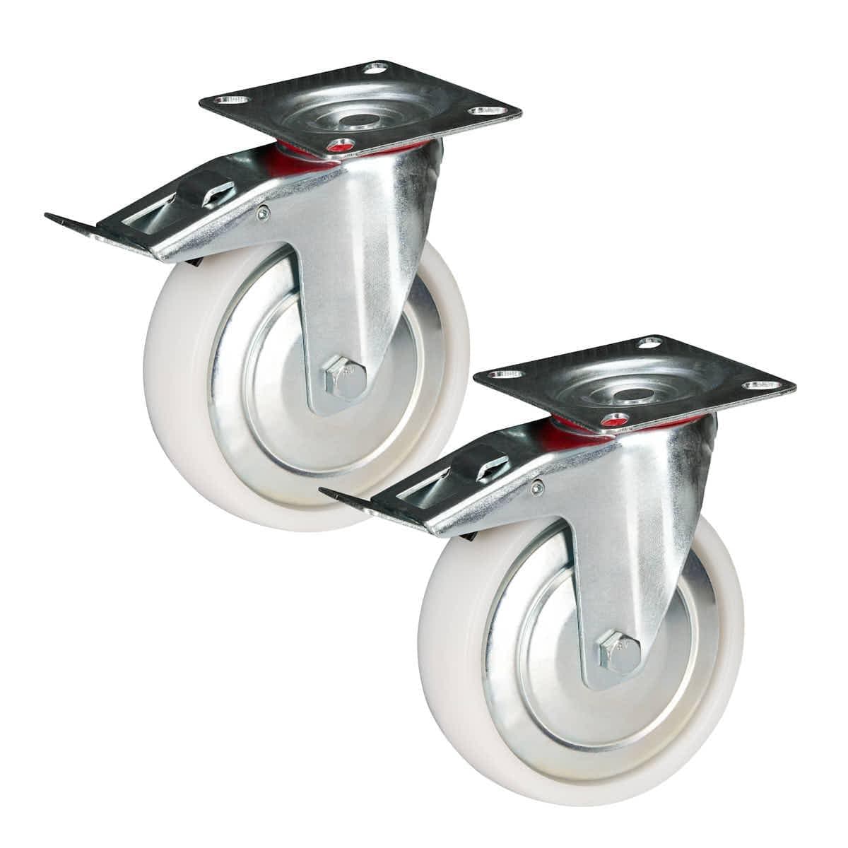 Chivari Swivel Wheel AX FC Cart 5" Wheel with Brake for Carts 102 / 105 / 109 / 113 PARTS-WHEEL-FCCART5 SWIVEL-KT