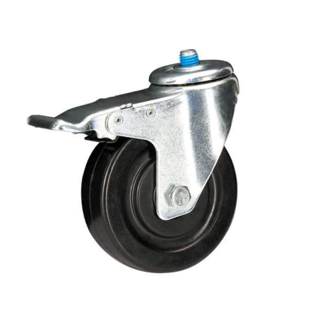 Chivari A Pair of Fixed and Swivel Wheels 4" for Hanging Carts 101 / 101TBL / 111 / 112 PARTS-WHEEL-HCCART4-KT