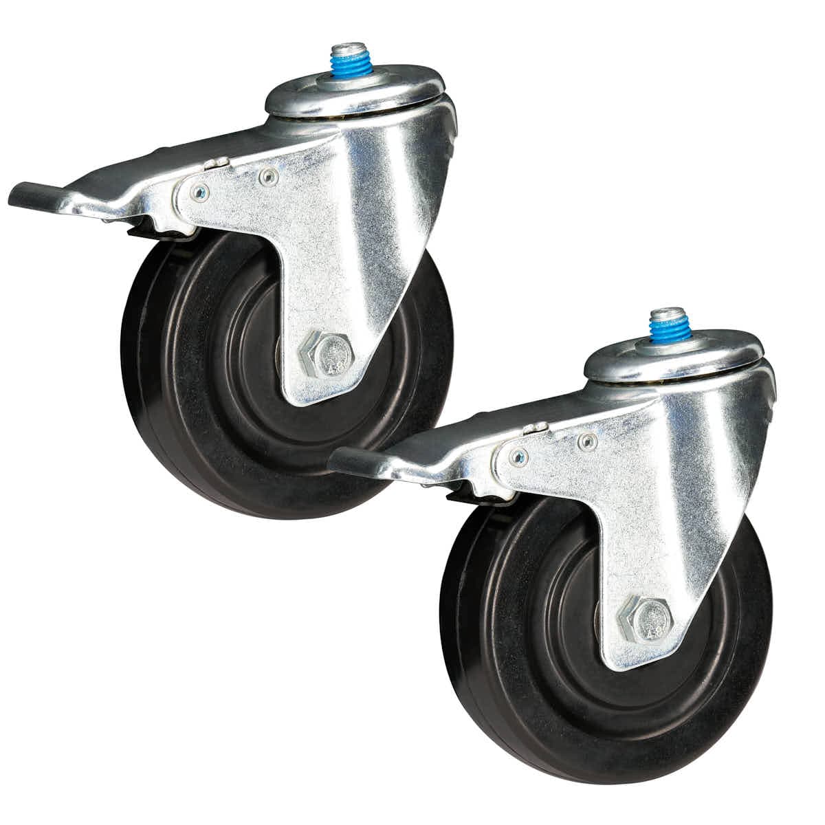 Chivari Swivel Wheel for Hanging Cart with Brake 4" Wheel for Carts 101 / 101TBL / 111 / 112 PARTS-WHEEL-HCCART4-SWIVEL-KT