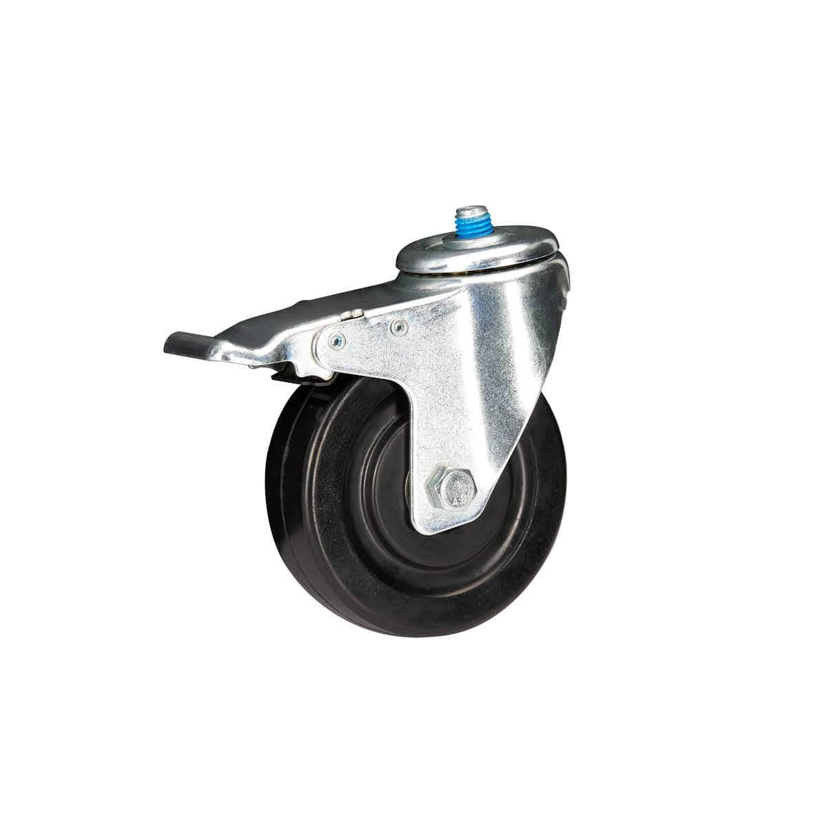 Chivari Swivel Wheel for Hanging Cart with Brake 4" Wheel for Carts 101 / 101TBL / 111 / 112 PARTS-WHEEL-HCCART4-SWIVEL-KT