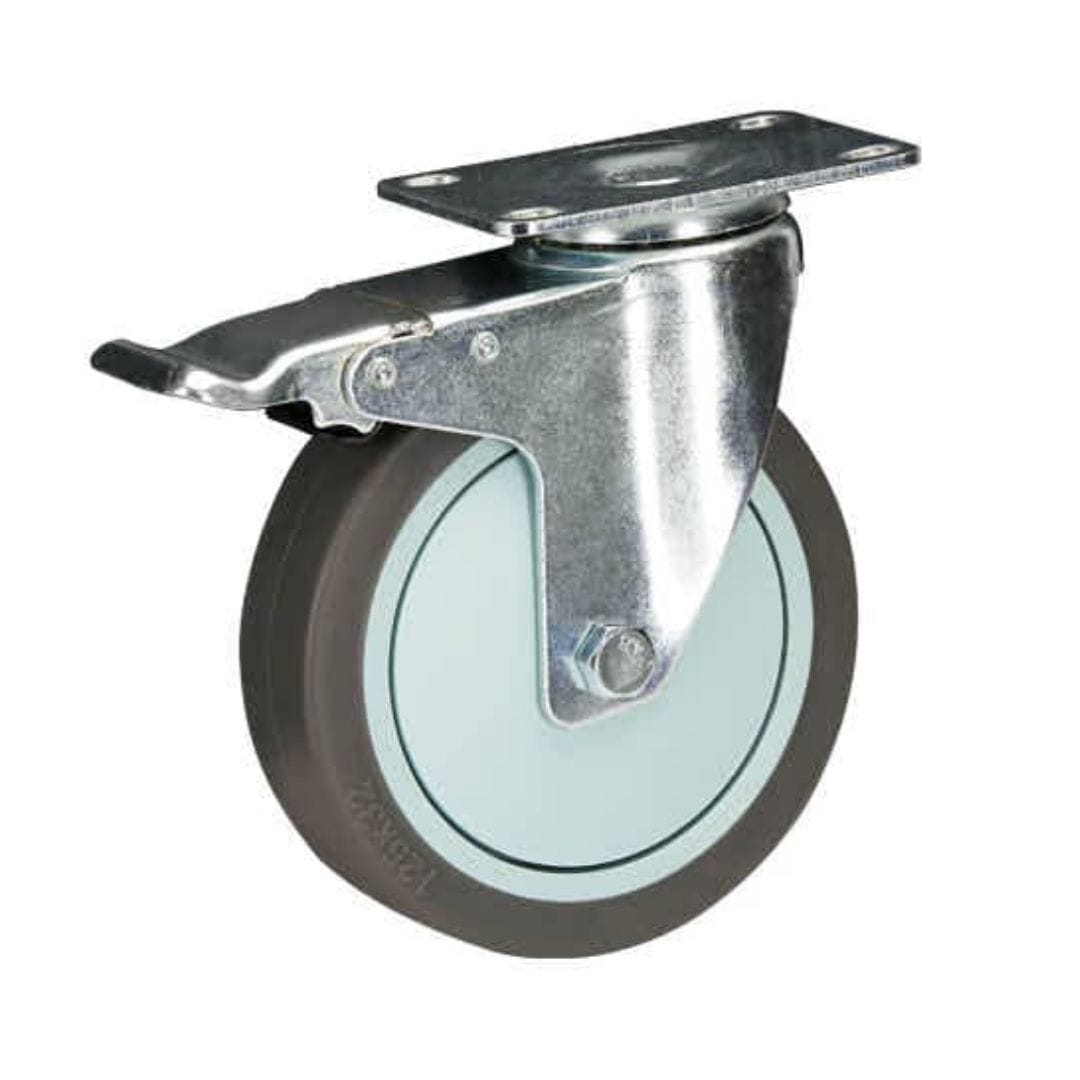 Chivari A Pair of Fixed and Swivel Wheels 5" for Hanging Carts 100HD / 115 PARTS-WHEEL-HCCART5-KT