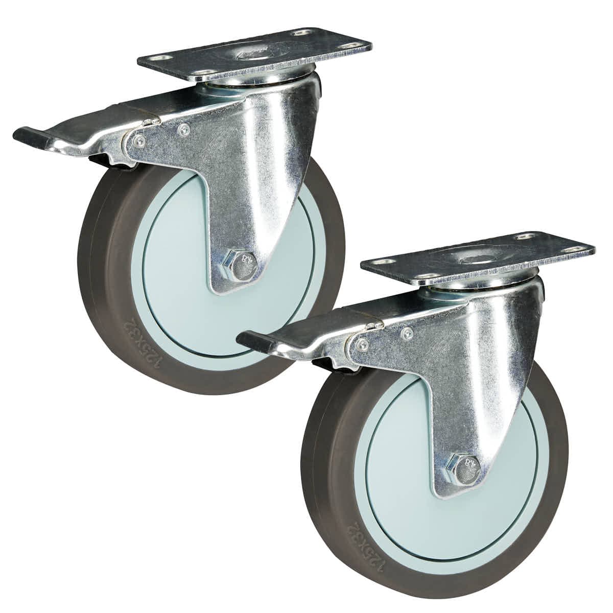 Chivari Swivel Wheel 5" with Brake Carts 100HD / 115 PARTS-WHEEL-HCCART5-SWIVEL-KT