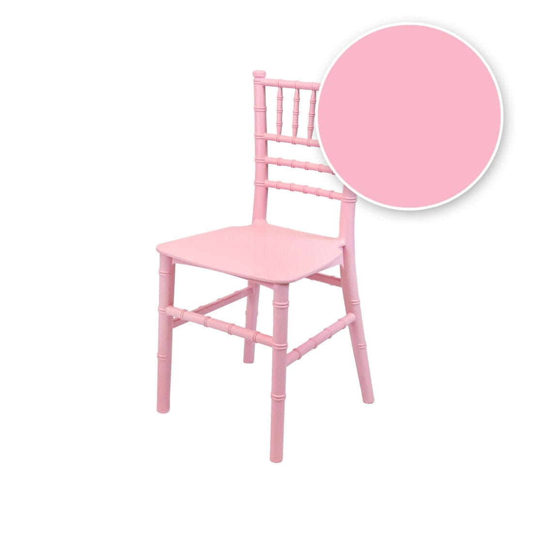 Chivari Kids Pink Chiavari Chair CCPP-KID-SG-T