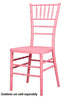 Chivari Pink ColorCore™ Resin Steel Skeleton™ Chiavari Chair CCRP-STEEL-AX-T
