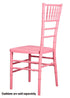 Chivari Pink ColorCore™ Resin Steel Skeleton™ Chiavari Chair CCRP-STEEL-AX-T