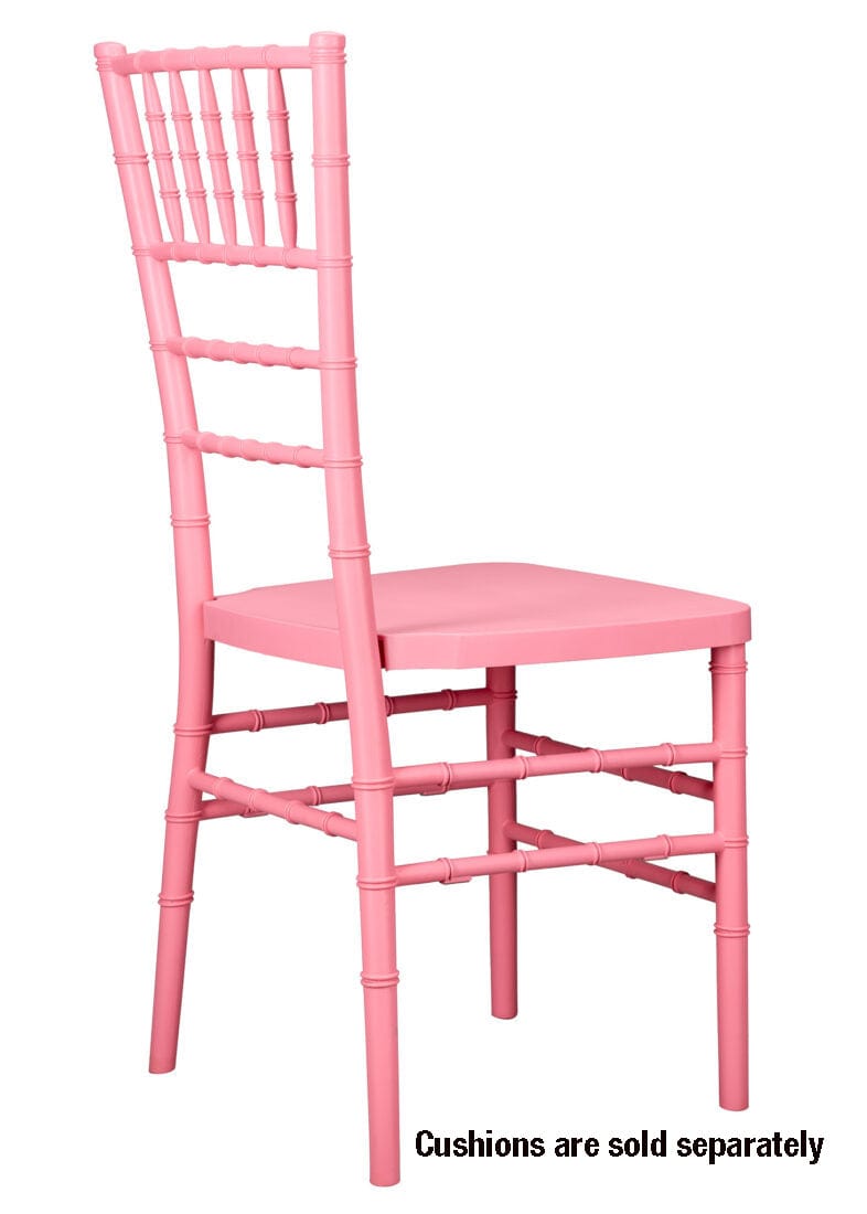 Chivari Pink ColorCore™ Resin Steel Skeleton™ Chiavari Chair CCRP-STEEL-AX-T