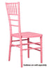 Chivari Pink ColorCore™ Resin Steel Skeleton™ Chiavari Chair CCRP-STEEL-AX-T