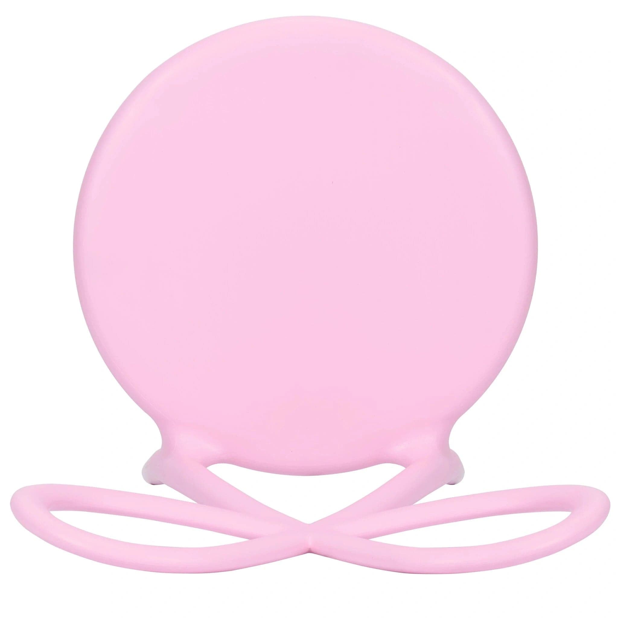 Chivari Pink Resin Bow Chair with Round Seat CBORP-ZG