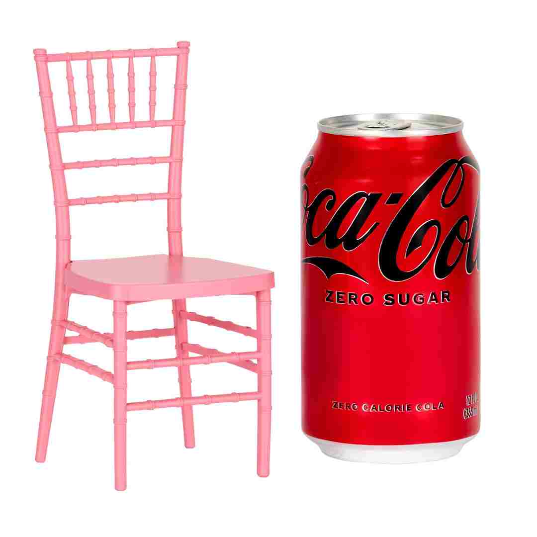 Chivari Pink Mini Chiavari Chair 1:6 Scale Model CCRP-TY-AX