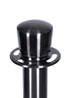 Chivari Polished Black Stanchion STANCHPOSTBLACK-AX-T