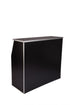 Chivari 42" Tall x 48" Wide Black Portable Folding Bar BAR-FOLD-48-BLACK-AX-T