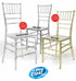 Chivari Clear Resin ProClear™ Chiavari Chair CCRC-ZG-T
