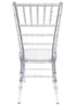 Chivari Clear Resin Pro-Clear Chiavari Chair 4 Chair Bundle Some Assembly Required CCRC-U-ZG-T-4
