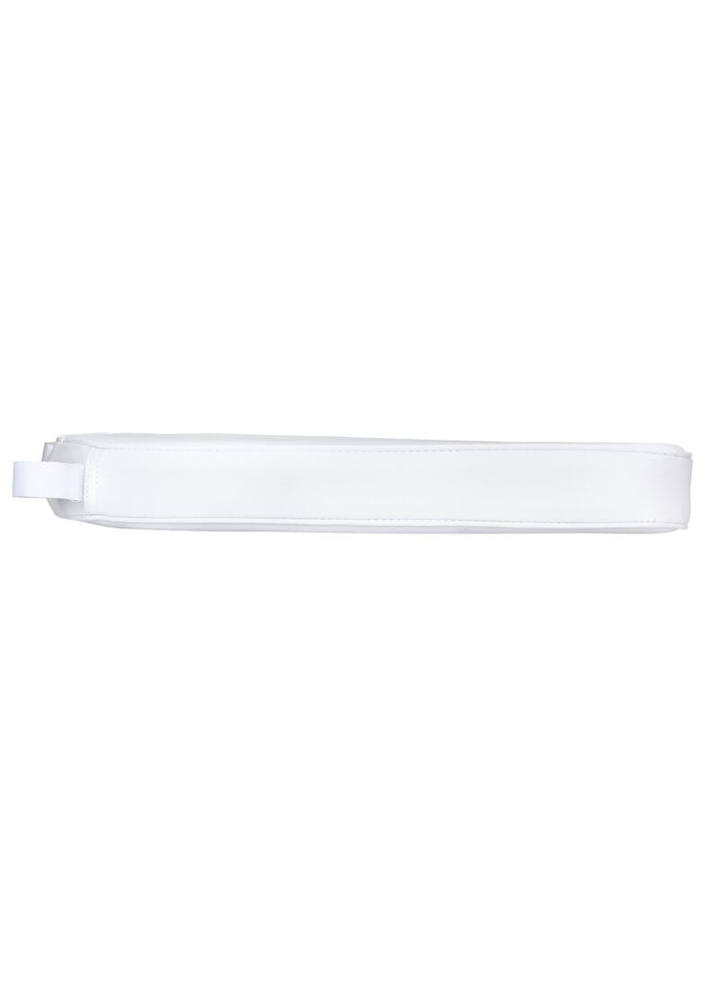 Chivari Pure White 2.0" Thick Vinyl Chiavari Chair Cushion CUSHSTRAPVINPRWHI-PVC-AX-T