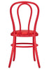 Chivari Watermelon Red Resin Bentwood Festive Chair CBFRR-ZG-T