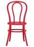 Chivari Watermelon Red Resin Bentwood Festive Chair CBFRR-ZG-T