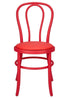 Chivari Watermelon Red Resin Bentwood Festive Chair CBFRR-ZG-T