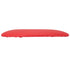 Chivari Watermelon Red Round Vinyl Panel Back Cushion CUSH-PANVIN-RDRED-ZG-T