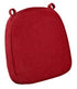 Chivari Red with Red Piping 2.5" Thick Chair Cushion - World's Best Cushions CUSHBST-RR-AX-T