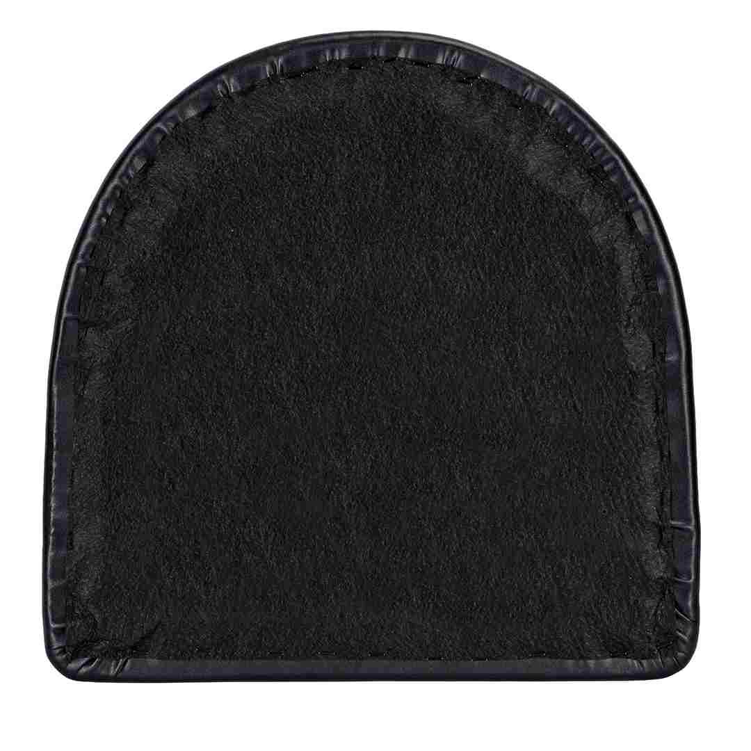 Chivari Replacement Black Vinyl Chair Seat for Metal Restaurant Ladder Back Chairs SLVB-ZF