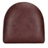 Chivari Replacement Brown Vinyl Chair Seat for Metal Restaurant Ladder Back Chairs SLVBR-ZF