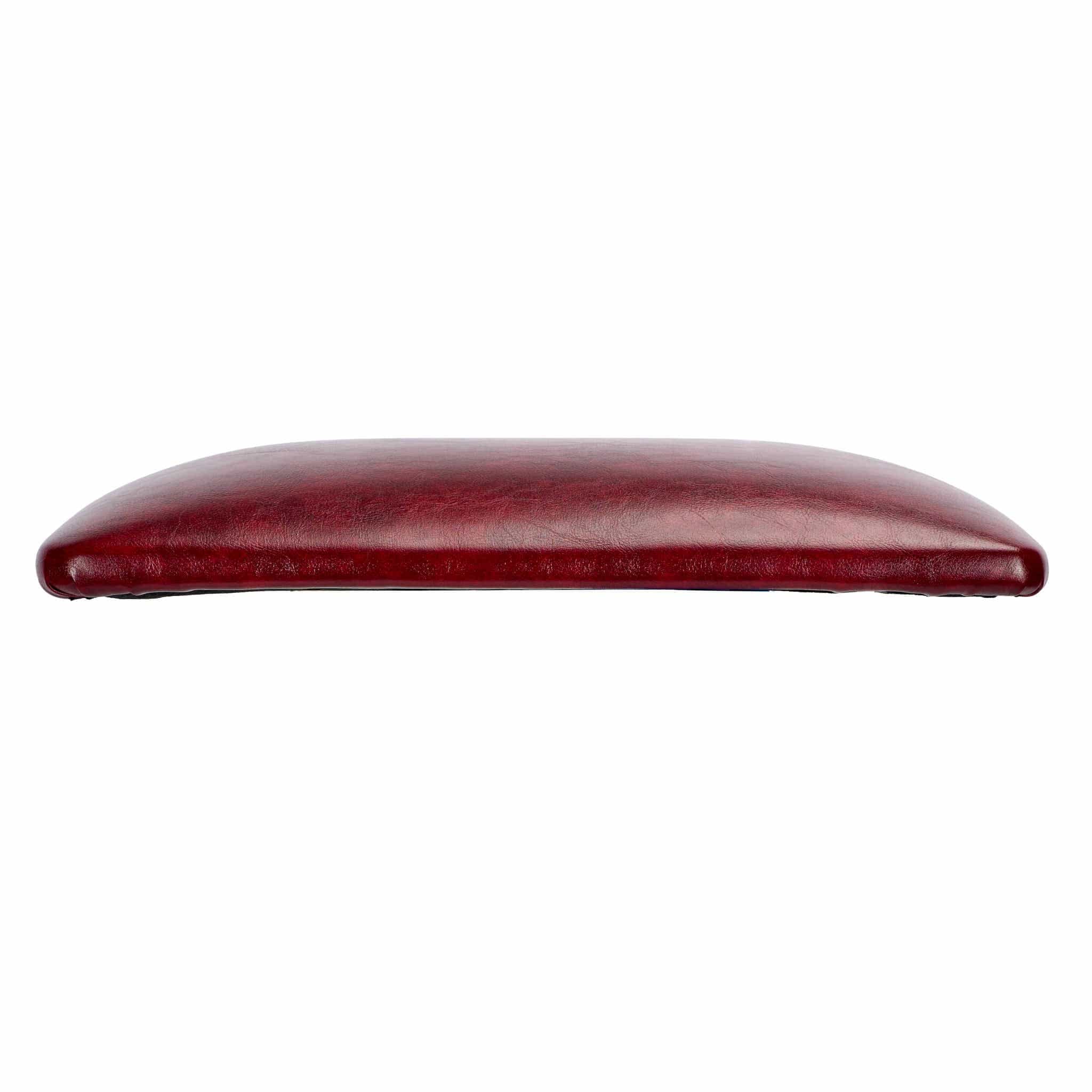 Chivari Replacement Burgundy Vinyl Chair Seat for Metal Restaurant Ladder Back Chairs SLVBU-ZF