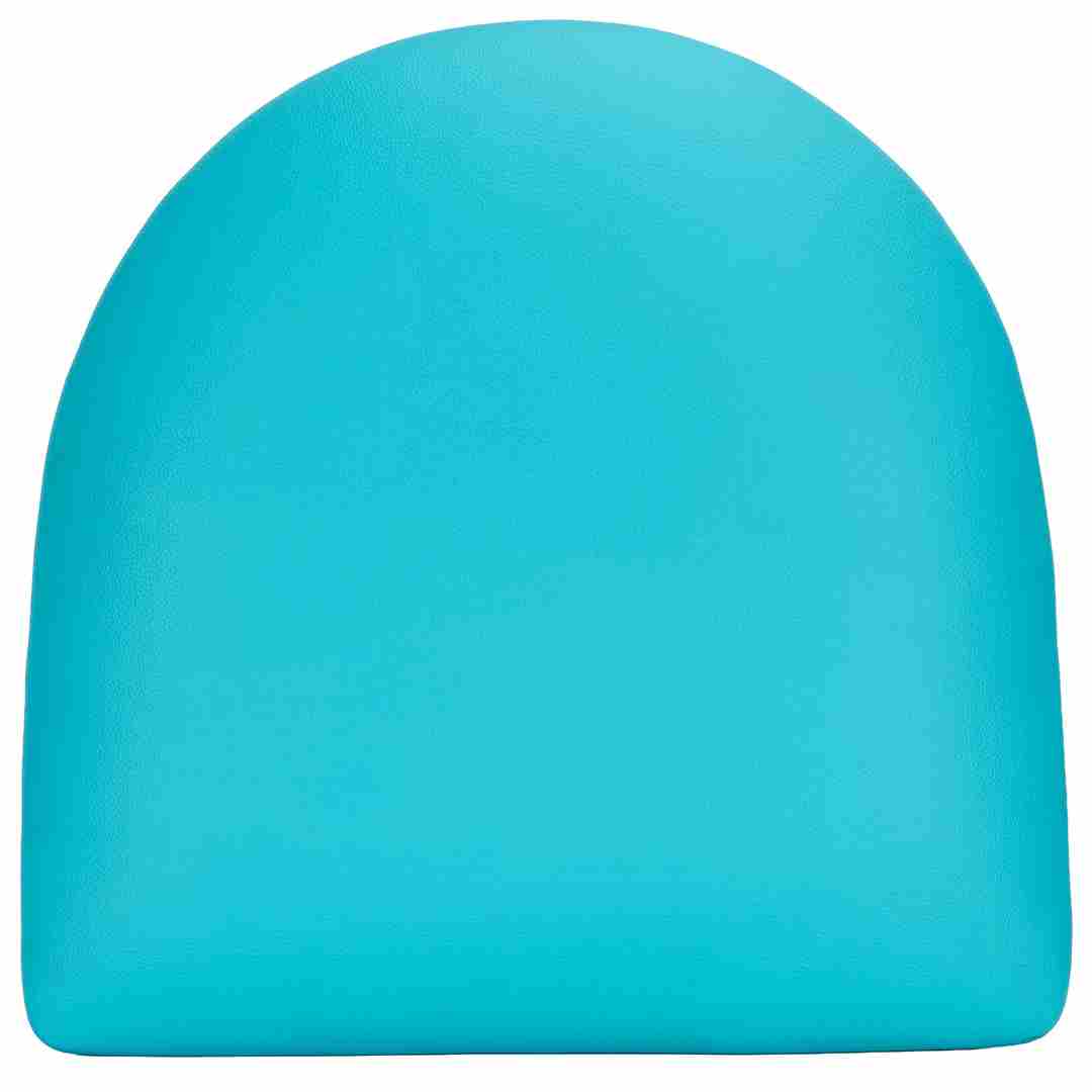 Chivari Replacement Light Blue Vinyl Chair Seat for Metal Restaurant Ladder Back Chairs SLVLBL-ZF