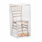Chivari Rose Gold Champagne Mini Chiavari Chair 1:6 Scale Model CCRRGC-TY-AX