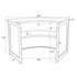 Chivari 7' Sage Green 3 Panel Quarter Round Serpentine Bar with HPL Top BAR-SERP3-84KT-SG-AX-T