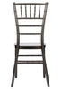 Chivari Metallic Silver Onyx Resin Steel Skeleton™ Chiavari Chair CCRMG-STEEL-AX-T