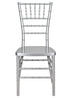 Chivari Silver Resin Steel Skeleton™ Chiavari Chair- 2 Pack - Some Assembly Required CCRS-U2-STEEL-AX-T-2