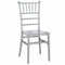 Chivari Silver BasicResin™ Chiavari Chair CCPS-v22-SG-T