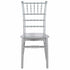 Chivari Silver BasicResin™ Chiavari Chair CCPS-v22-SG-T