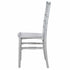Chivari Silver BasicResin™ Chiavari Chair CCPS-v22-SG-T