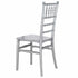 Chivari Silver BasicResin™ Chiavari Chair CCPS-v22-SG-T