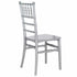 Chivari Silver BasicResin™ Chiavari Chair CCPS-v22-SG-T
