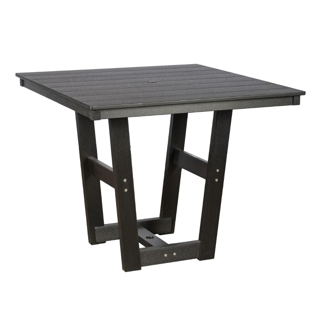 Solstice 44" Square Black Solstice Harlow Counter Table SLT-4444C-P1HW36-BK