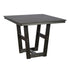Solstice 44" Square Black Solstice Harlow Counter Table SLT-4444C-P1HW36-BK