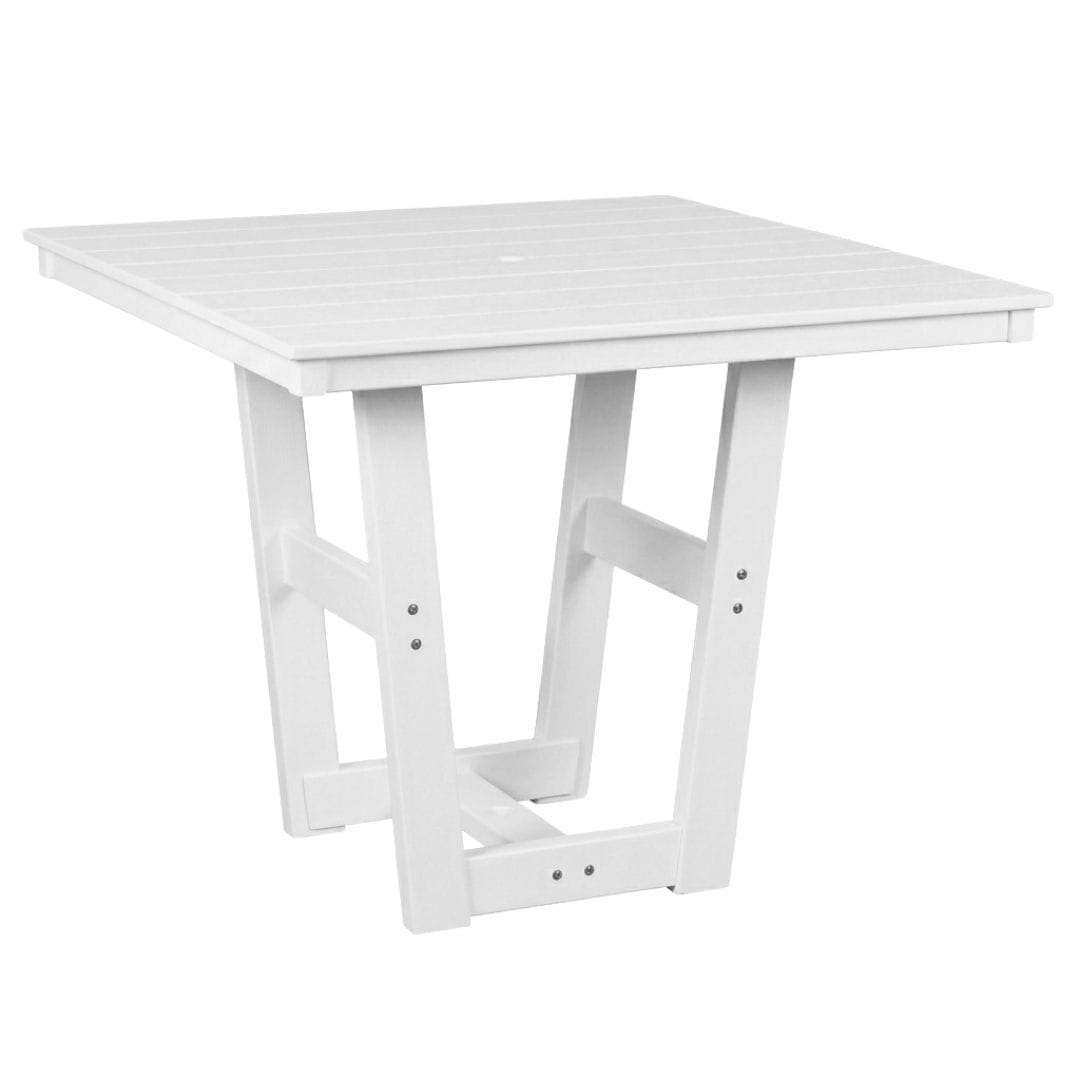 Solstice 44" Square White Solstice Harlow Counter Table SLT-4444C-P1HW36-WH
