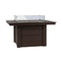Solstice 24" Rectangle Brown Solstice Preston Fire Table SLT-FP24-3444C-BR