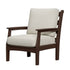 Solstice Brown Solstice Mayfield Outdoor Chair with Canvas Natural Cushions SLT-MAY-1S-BR-CN