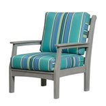 Light Gray Solstice Mayfield Outdoor Chair with Dolce Oasis Cushions
